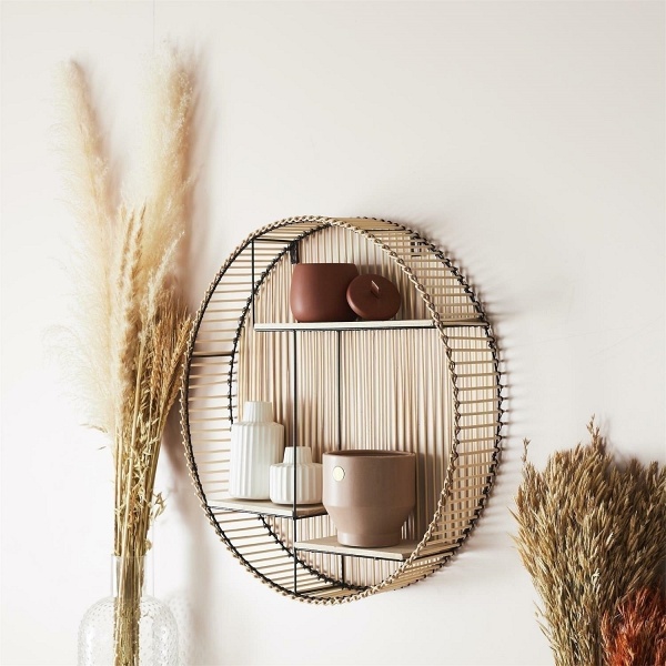 Półka Bali boho okrągła wisząca - Intesi